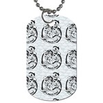 Monster Party - Hot Sexy Monster Demon With Ugly Little Monsters Dog Tag (Two Sides) Front