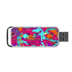 Dinos Portable Usb Flash (two Sides) by Sobalvarro