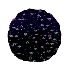Stars Standard 15  Premium Flano Round Cushions by Sparkle