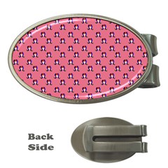 60s Ombre Hair Girl Pink Money Clips (oval)  by snowwhitegirl