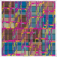 Colorful Shapes Texture                                                   Canvas 20  X 20  by LalyLauraFLM