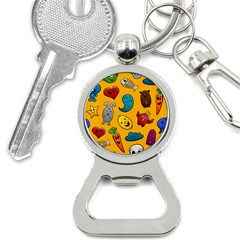 Graffiti Characters Seamless Ornament Bottle Opener Key Chain by Amaryn4rt