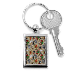 Tattoo Pattern Key Chain (rectangle) by Amaryn4rt