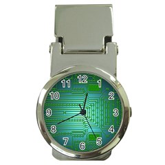Cross Crossing Crosswalk Line Walk Money Clip Watches by HermanTelo