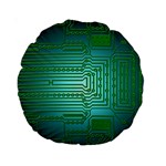 Cross Crossing Crosswalk Line Walk Standard 15  Premium Round Cushions Back