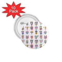 Female Reproductive System  1 75  Buttons (10 Pack) by ArtByAng