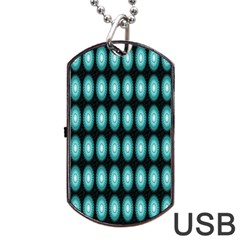 Mandala Pattern Dog Tag Usb Flash (one Side) by Sparkle