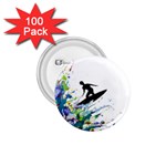 Nature Surfing 1.75  Buttons (100 pack)  Front