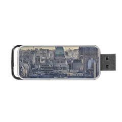 Buenos Aires Argentina Cityscape Aerial View Portable Usb Flash (two Sides) by dflcprintsclothing
