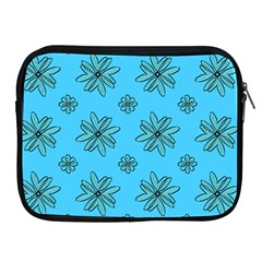 Blue Repeat Pattern Apple Ipad 2/3/4 Zipper Cases by emmamatrixworm
