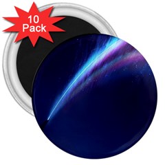 Light Fleeting Man s Sky Magic 3  Magnets (10 Pack)  by Mariart