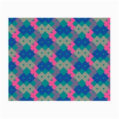 Geo Puzzle Small Glasses Cloth (2 Sides) by tmsartbazaar