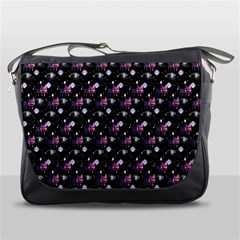 Galaxy Cats Messenger Bag by Sparkle