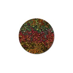 Stylish Fall Colors Camouflage Golf Ball Marker (4 Pack) by SpinnyChairDesigns