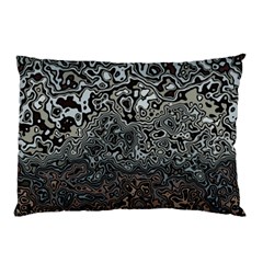 Urban Camouflage Black Grey Brown Pillow Case (two Sides) by SpinnyChairDesigns