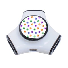 Cartoon Corona Virus Covid 19 3-port Usb Hub by SpinnyChairDesigns
