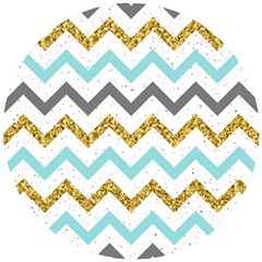 Chevron  Wooden Puzzle Round by Sobalvarro