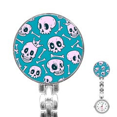 Skull Stainless Steel Nurses Watch by Sobalvarro