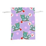 Playing cats Lightweight Drawstring Pouch (S) Front
