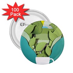 Illustrations Drink 2 25  Buttons (100 Pack)  by HermanTelo