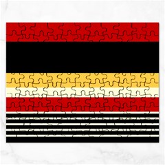 Contrast Yellow With Red Rectangular Jigsaw Puzzl by tmsartbazaar