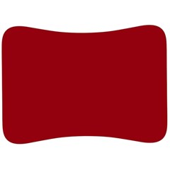 True Dark Red Color Velour Seat Head Rest Cushion by SpinnyChairDesigns