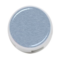 Faded Denim Blue Texture 4-port Usb Hub (two Sides) by SpinnyChairDesigns