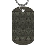 Boho Antique Bronze Pattern Dog Tag (One Side) Front