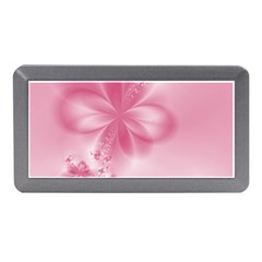 Blush Pink Floral Print Memory Card Reader (mini) by SpinnyChairDesigns