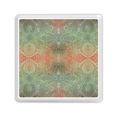 Peach Green Texture Memory Card Reader (square) by SpinnyChairDesigns