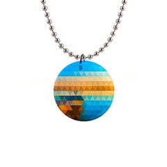 Mosaic  1  Button Necklace by Sobalvarro