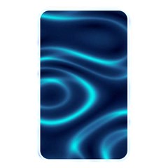 Blue Wavy Memory Card Reader (rectangular) by Sabelacarlos
