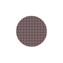 Red Halloween Spider Tile Pattern Golf Ball Marker by snowwhitegirl