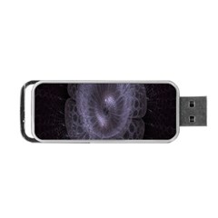 Fractal Flowers Portable Usb Flash (two Sides) by Sparkle