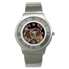 Fractal Geometry Stainless Steel Watch by Sparkle