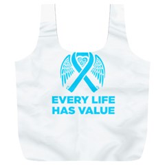 Child Abuse Prevention Support  Full Print Recycle Bag (xxl) by artjunkie