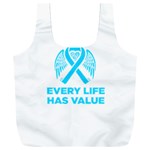 Child Abuse Prevention Support  Full Print Recycle Bag (XXL) Front