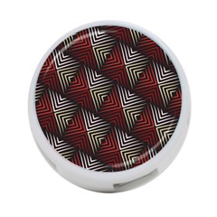 Abstract Zigzag Motif 4-port Usb Hub (one Side) by tmsartbazaar