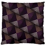 Zigzag Motif Design Standard Flano Cushion Case (Two Sides) Front