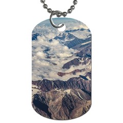 Andes Mountains Aerial View, Chile Dog Tag (two Sides) by dflcprintsclothing