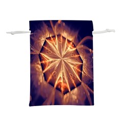 Sun Fractal Lightweight Drawstring Pouch (l) by Sparkle