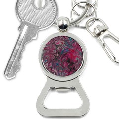 Marbling Ornate Bottle Opener Key Chain by kaleidomarblingart