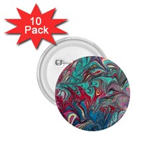 Psychedelic Marbling Patterns Iv 1 75  Buttons (10 Pack) by kaleidomarblingart
