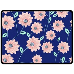 Floral Fleece Blanket (large)  by Sobalvarro