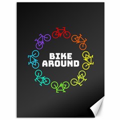 Bike Around Canvas 36  X 48  by CuteKingdom