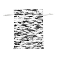 Texture Noir/gris Lightweight Drawstring Pouch (l) by kcreatif