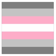 Demigirl Pride Flag Lgbtq Large Satin Scarf (square) by lgbtnation