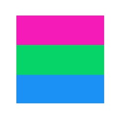 Polysexual Pride Flag Lgbtq Small Satin Scarf (square) by lgbtnation