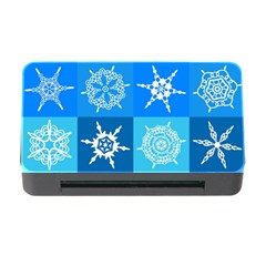Snowflakes Memory Card Reader With Cf by Sobalvarro