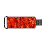 Colorful Strawberries At Market Display 1 Portable USB Flash (One Side) Front